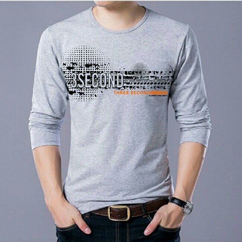 ATASAN BAJU KAOS LENGAN PANJANG PRIA COWOK ERIK FASHION KEKINIAN TRENDI