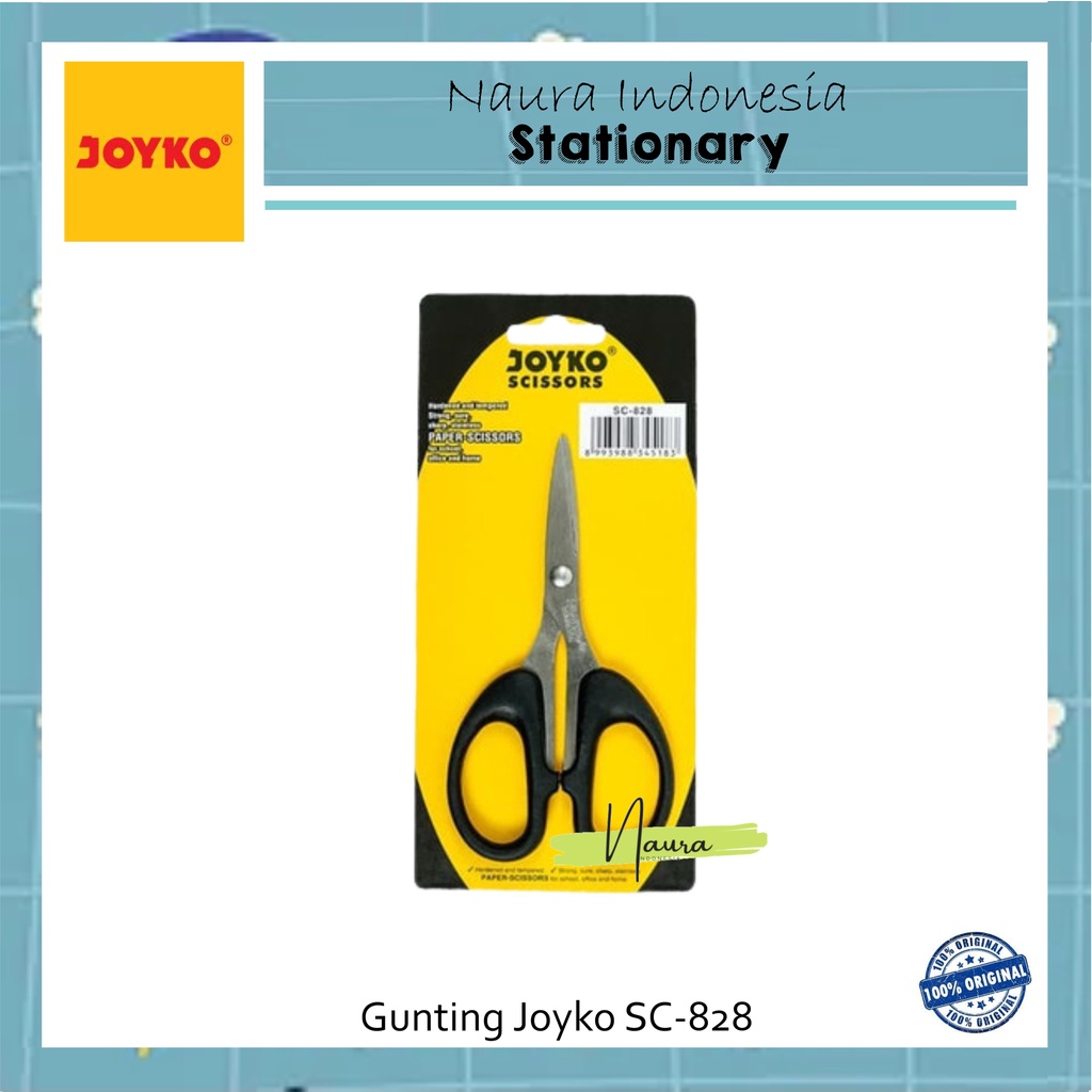 

Gunting Joyko | Gunting Kecil | Gunting Joyko SC-828 | JOYKO SCISSOR SC-828 SMALL STAINLESS STEEL