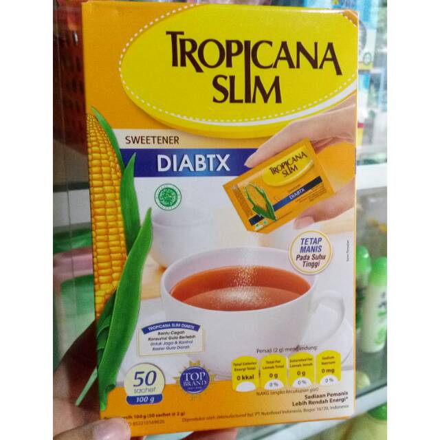 TROPICANA SLIM DIABTX ISI 50 SACSET