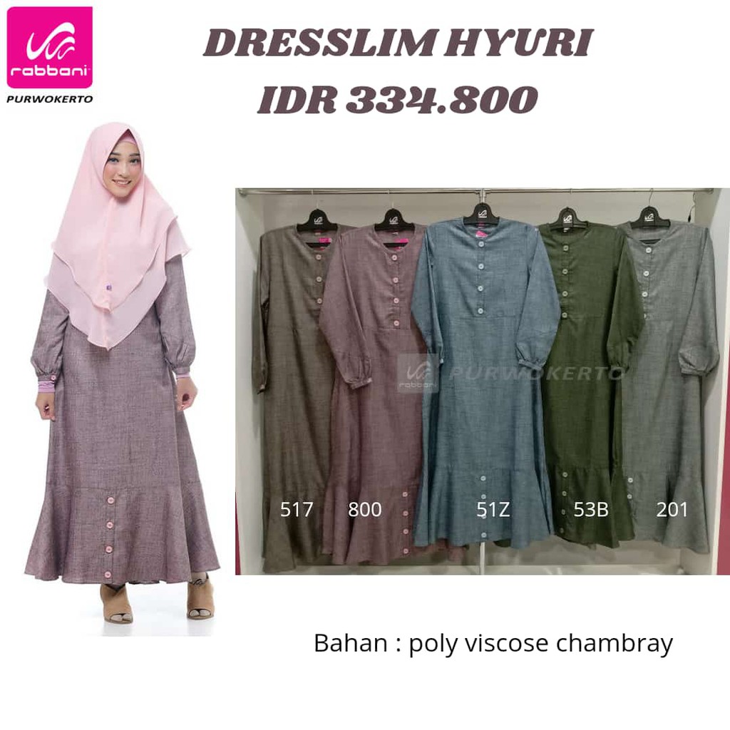 RABBANI - DRESSLIM HYURI / GAMIS RABBANI HYURI