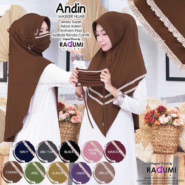 Andin masker hijab by raqumi