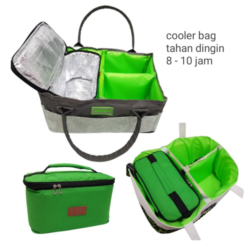 Caddy Bag Baby Argen  +  Cooler Bag  Tas asi Set  (Paket Pumping Argen ) ARC02