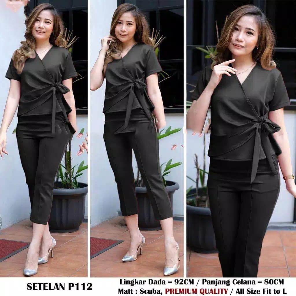 Baju Wanita Stelan moscrepe p112