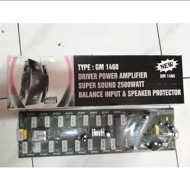 Driver power amplifier super sound 2500watt