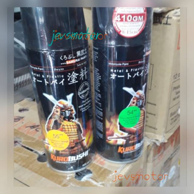 

Samurai pain stabilo green 54/ yellow 56