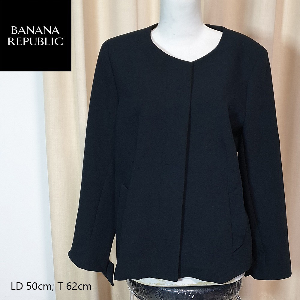 Jaket Wanita BANANA REPUBLIC Hitam