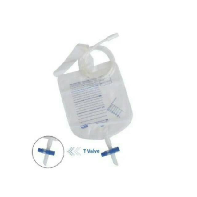 Urobag 2000 T-valve Onemed / kantong urin pipis