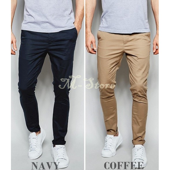 Chino Pant Slimfit Pria Formal Casual Size 28 34 Shopee Chino Pant Slimfit Pria Formal Casual Size 28 34 Shopee