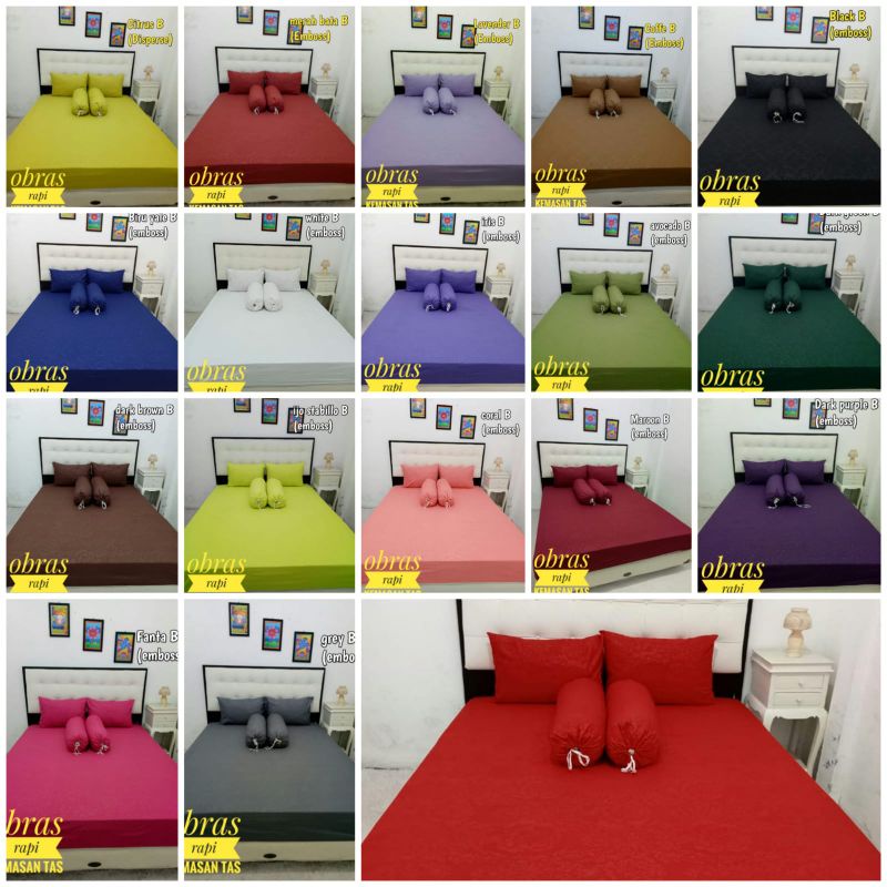 sprei polos embos sprei homemade ukuran 180x200