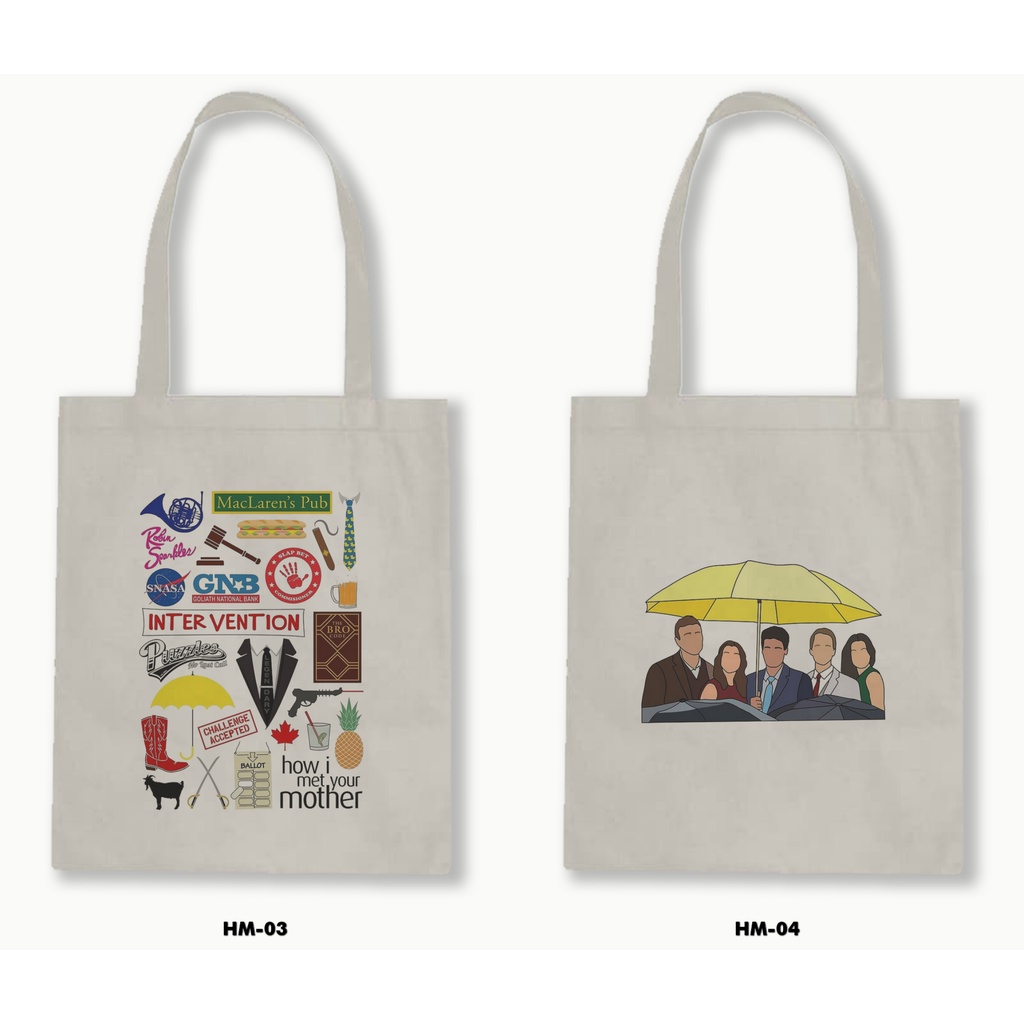 TOTE BAG BLACU - HOW I MET YOUR MOTHER / HIMYM