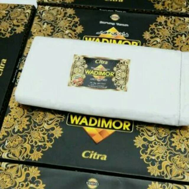Sarung wadimor putih polos II wadimor tentu sarung kita
