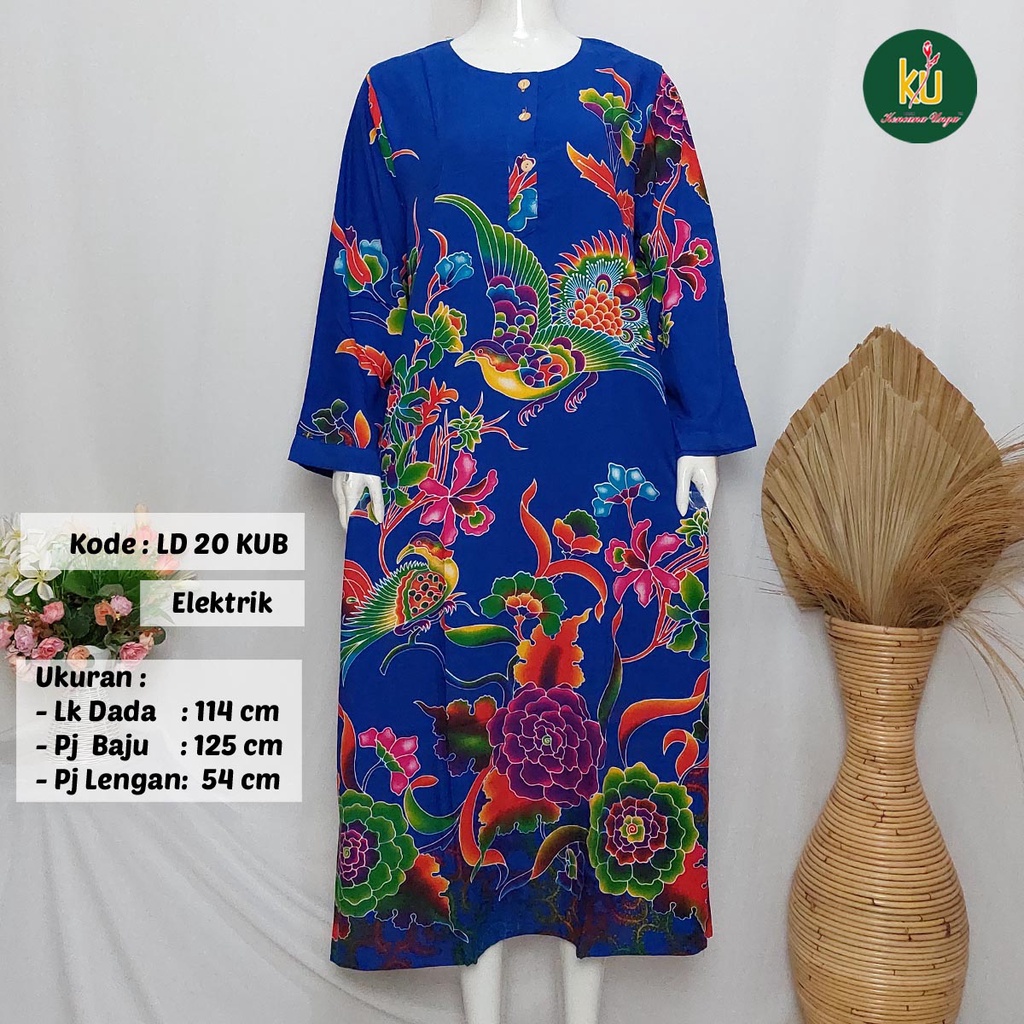 COD LD 20 KUB | DASTER PANJANG KENCANA UNGU ASLI LABEL BIRU | LongDress Wanita Lengan Panjang Busui ini-1