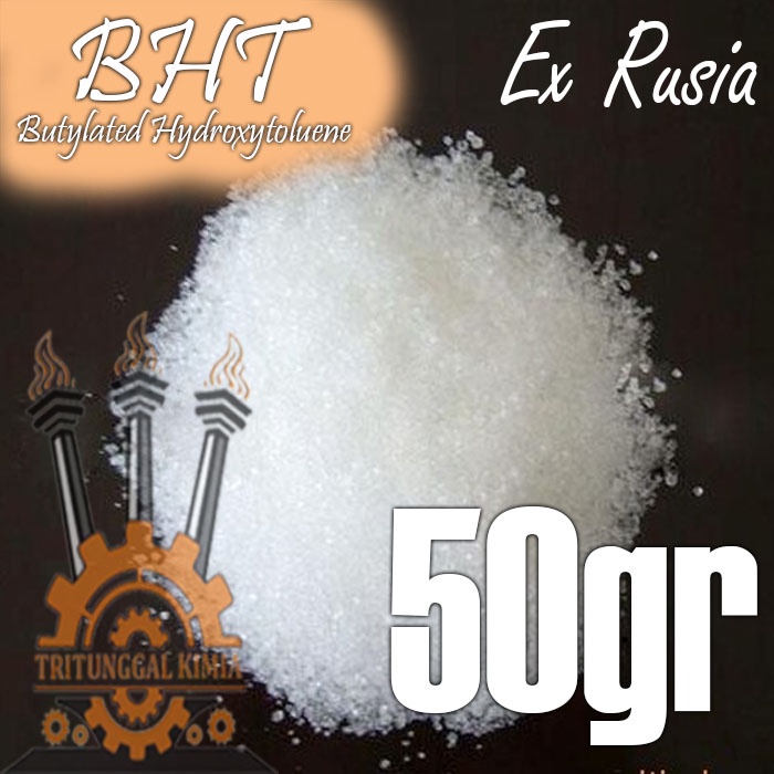 

Butylated Hydroxytoluene 50gram BHT Antioksidan Original Rusia / BHT ANTIOXIDANT Anti Tengik 50gr Food Grade