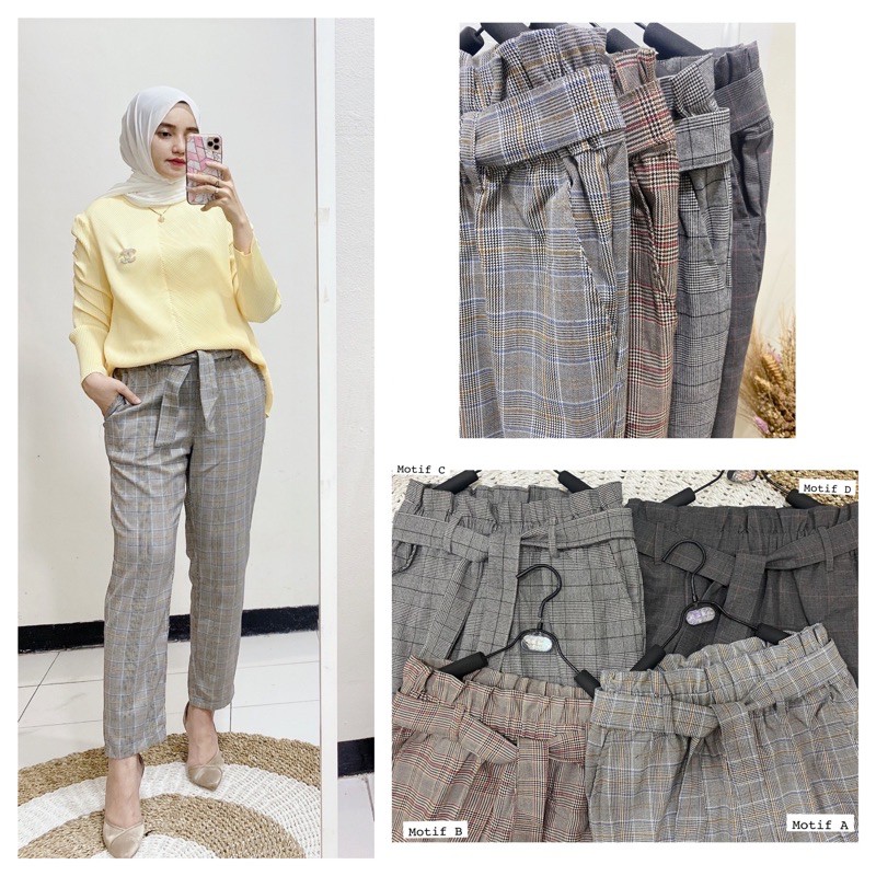 Ribbon Woll pants