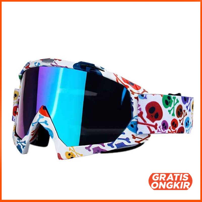 Kacamata Goggles Ski Ice Skating Double Layers UV400 - A4