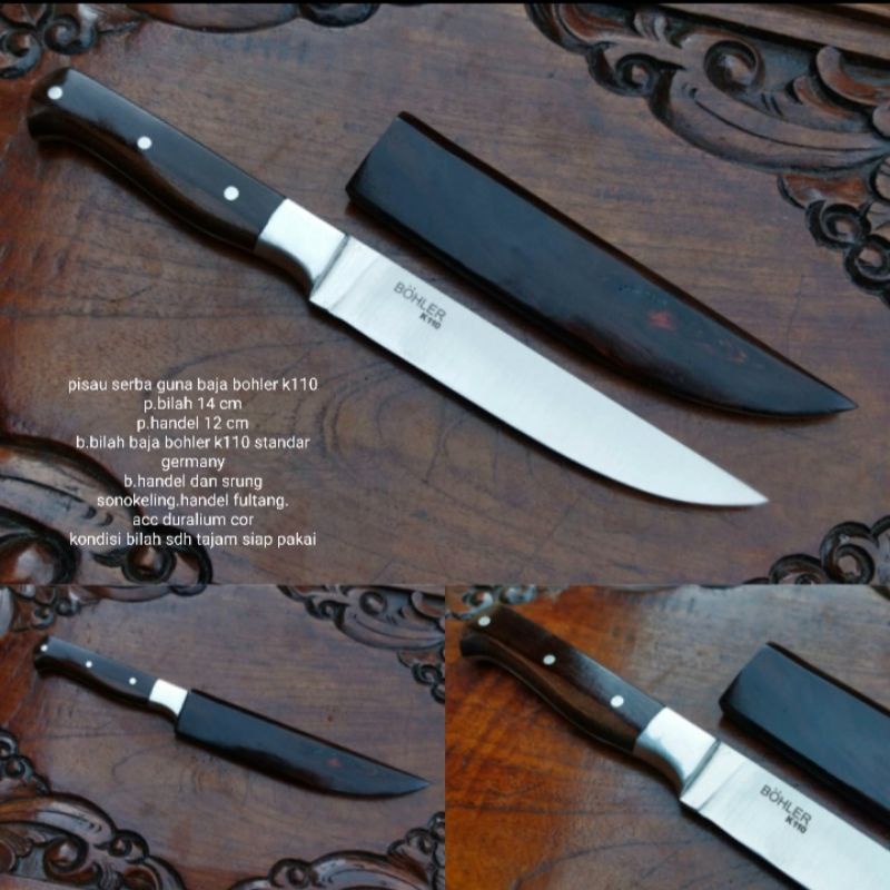 Pisau baja bohler serba guna