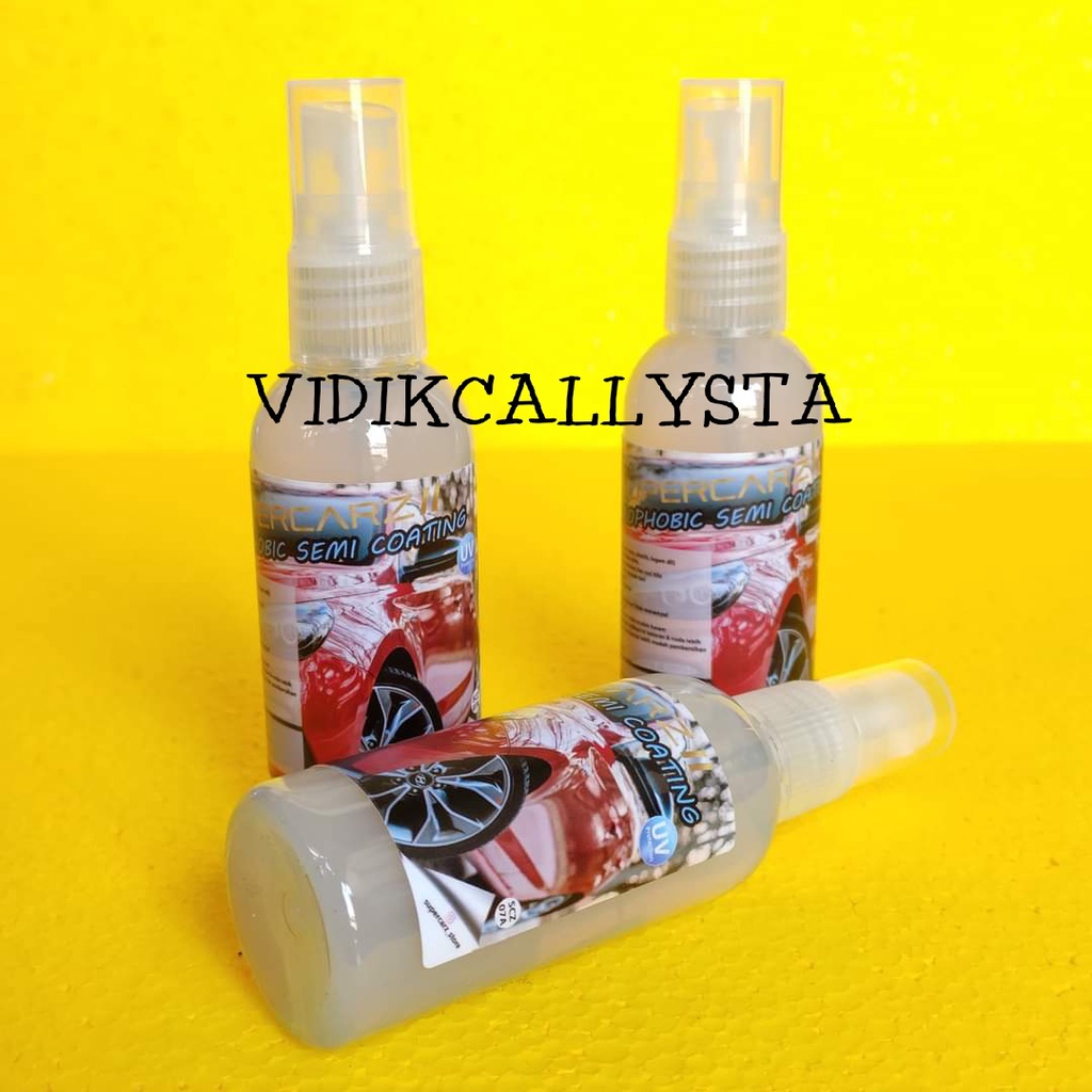 Supercarz nano Coating semi Coating Ceramic praktis perawatan kaca &amp; body mobil motor nano coating