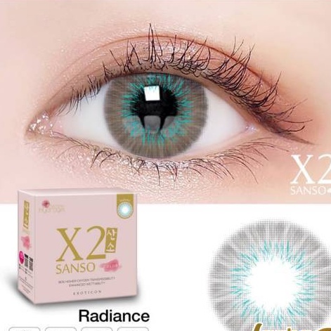 SOFTLENS X2 SANSO COLOR RADIANCE ( -0,50 S/D -10.00 ) DIAMETER 14,5 MM