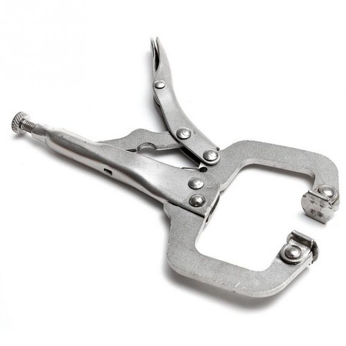 Tang Jepit C Clamp Swivel Pad Lock Grip