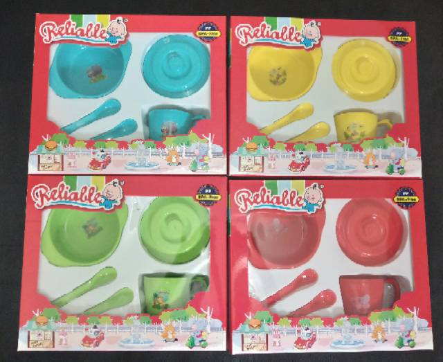 Feeding Set Kecil / Tempat Makan Bayi Reliable FS5004