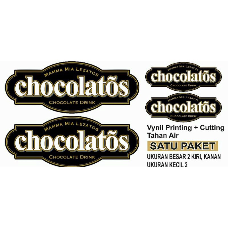 stiker CHOCOLATOS