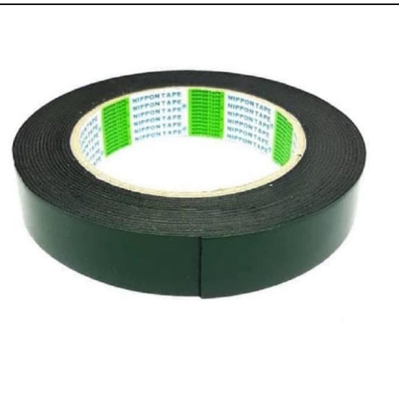 

Double foam tape tip dobeltip lakban bolak balik hijau homecare
