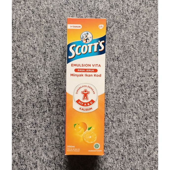 Scott's Emulsion Jeruk 200 ml