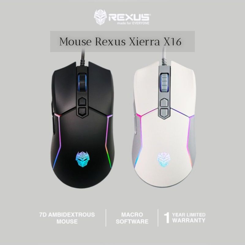 MOUSE GAMING REXUS XIERRA X16