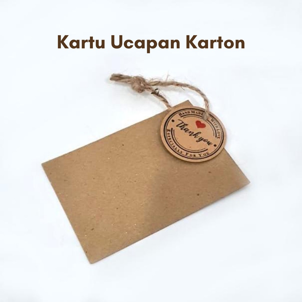 

CORRUGATED Kertas Karton Polos A6/ Kartu Ucapan (8 LEMBAR)