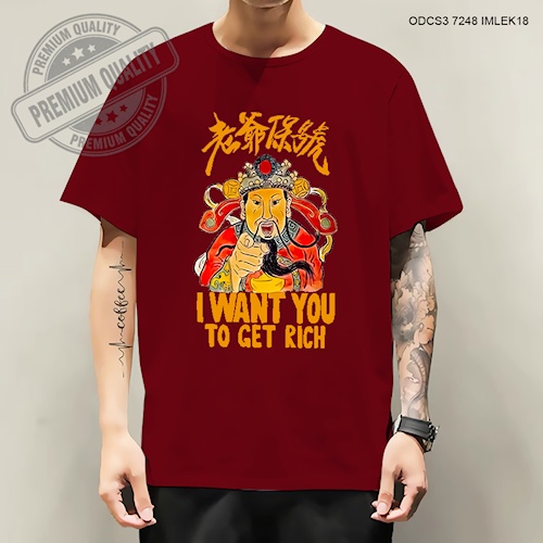 Kaos Sincia Jumbo Tshirt Imlek Pria