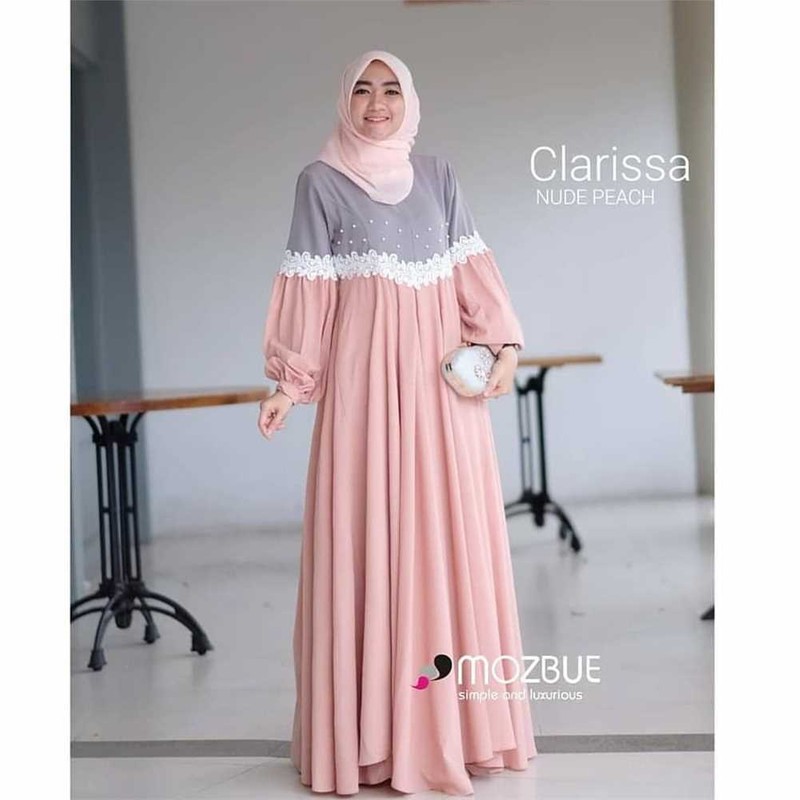 DRESS WANITA CLARISSA-Dress Muslimah Clarissa Dress MC 269