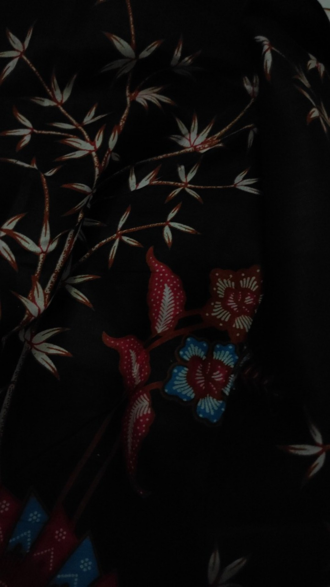 Baju Batik Couple Set Keluarga Super Jumbo Seragam Seno Abang Putih