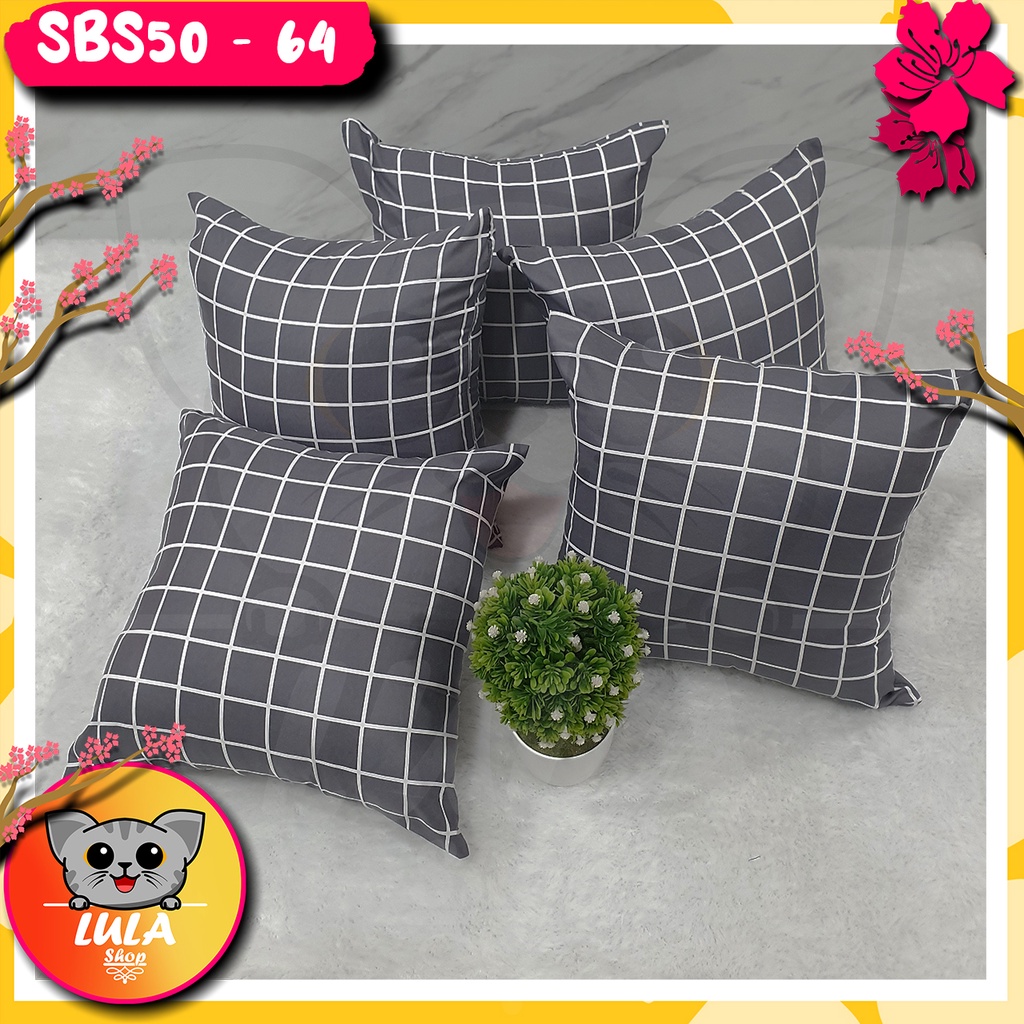 Paket Sarung Bantal Sofa 50x50 Murah Lebay