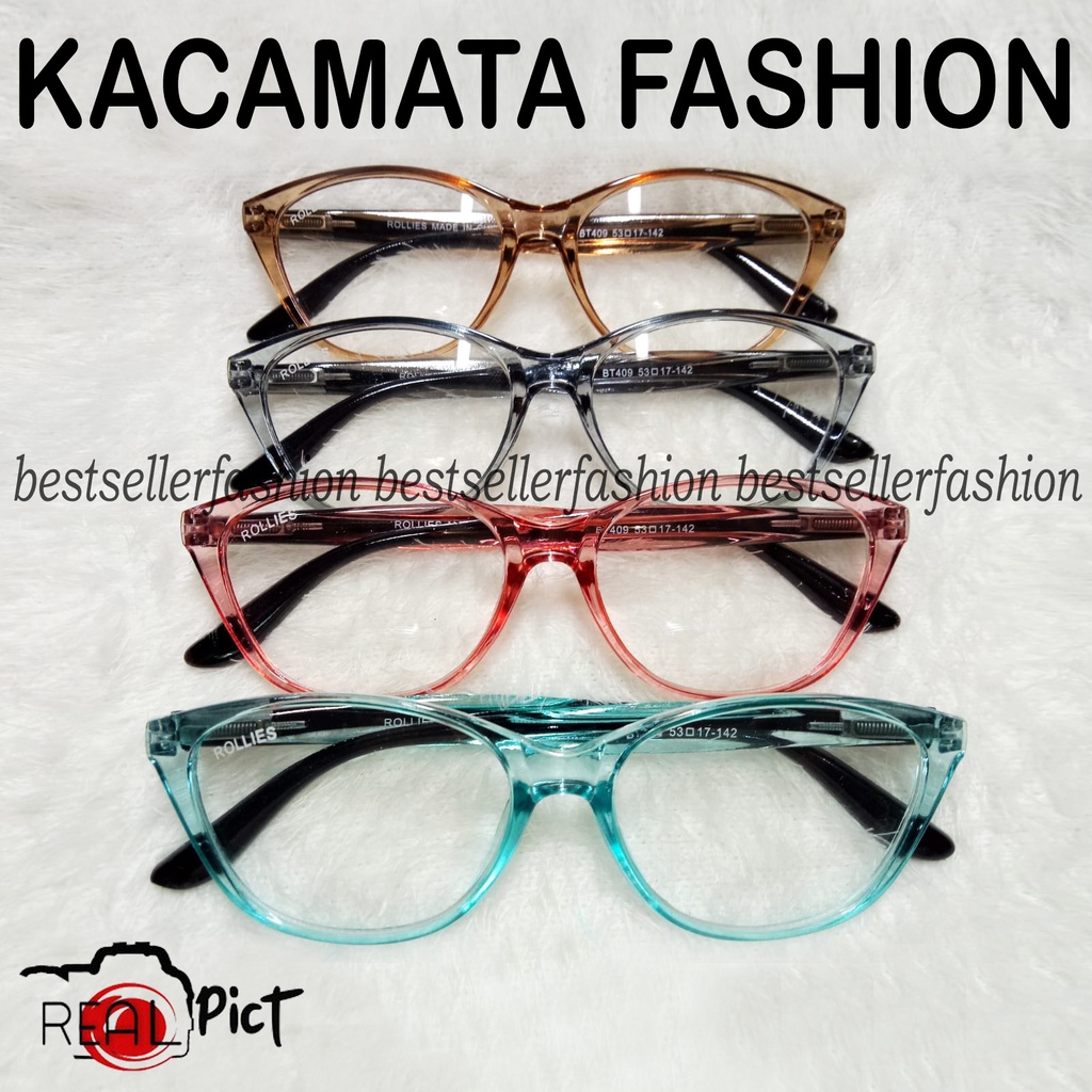 kaca mata Fashion Transparan Wanita Pria Kacamata Korea Frame kaca mata Eye Cat Eyeglasses