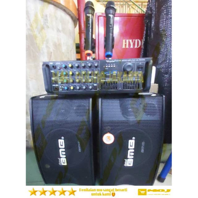 paket karaoke bmb original 10 inch pakeran sound system home theater