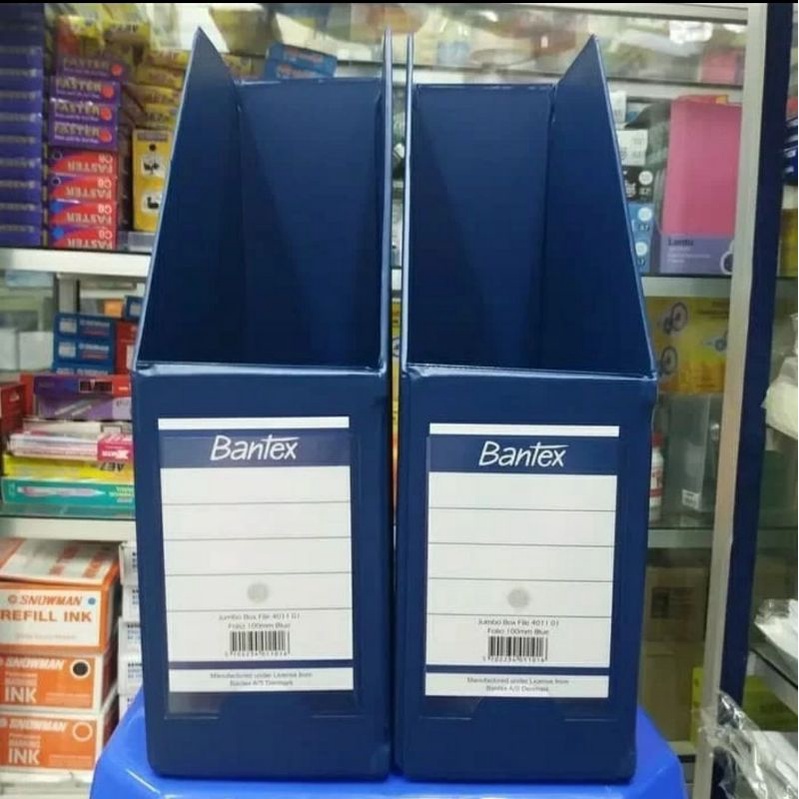 Jual Box File Bantex Jumbo Folio 4011 Blue / Box File Folio 4011