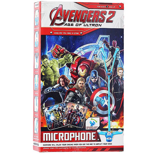 Mainan Anak MIC DOUBLE AVENGER - MICROPHONE MAINAN ANAK LAKI LAKI