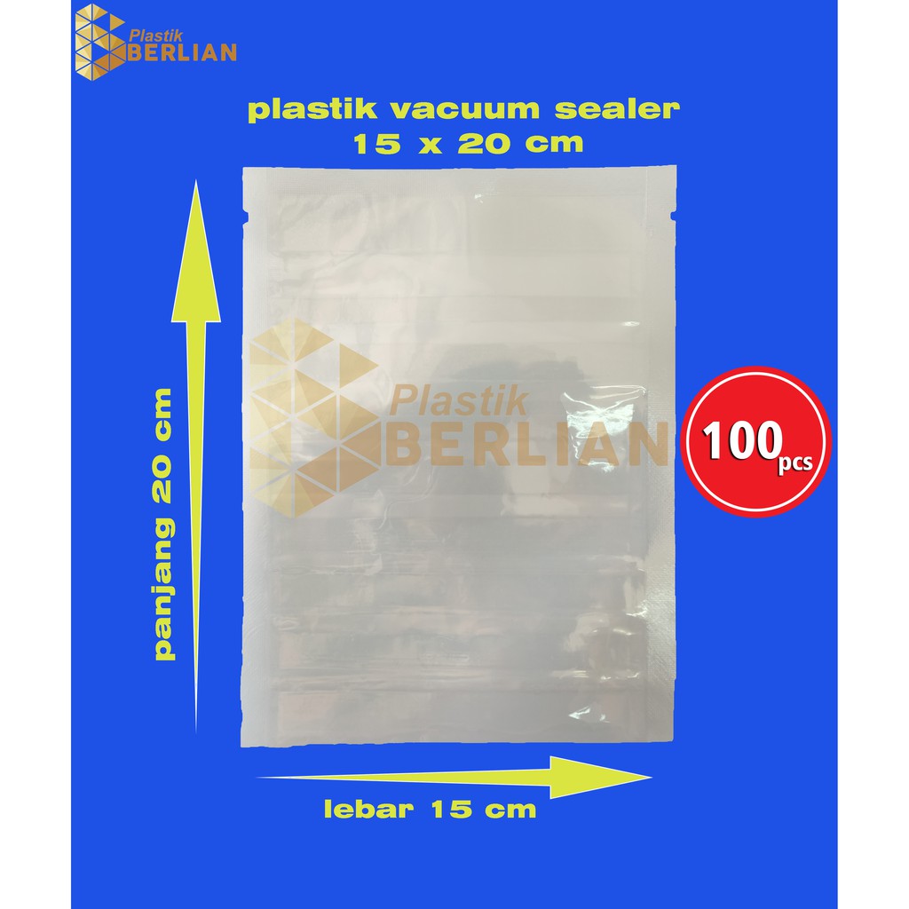 

Plastik Vacuum 15X20 cm Promo Vacum Bag Sealer isi 100