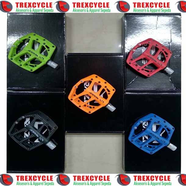 Pedal Sepeda Raze N30 Nylon FIber 2 Bearing Warna Warni