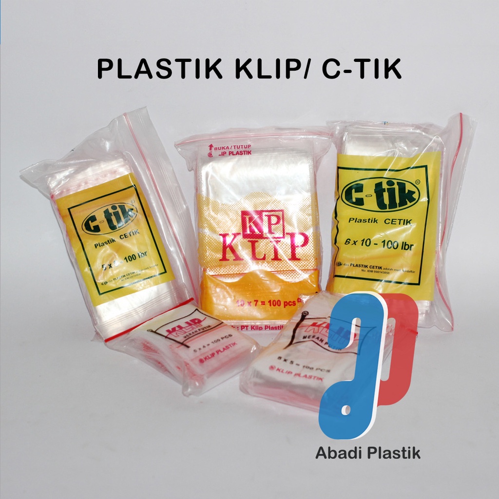 Plastik KLIP / C-TIK / Plastik Obat / Plastik Sambal