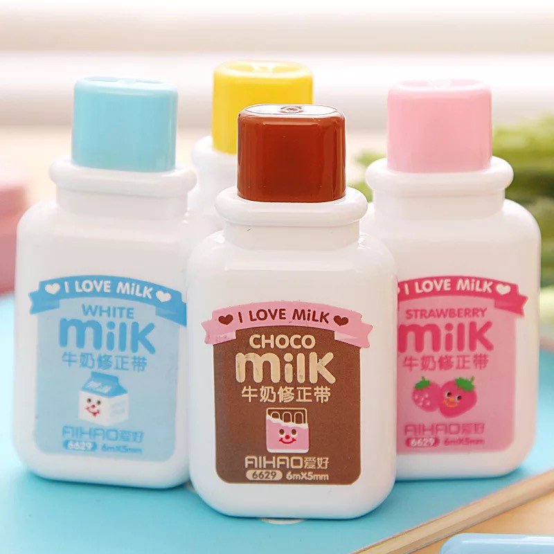 

ATK.TOP Correction Tape Milky| Tip-Ex Kertas 6M