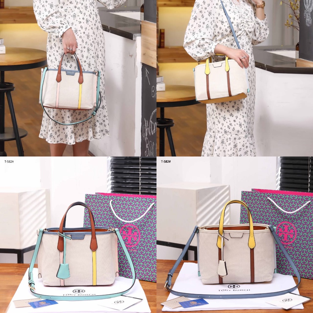 Tas TB Perry Canvas Small Tote Bag T-582