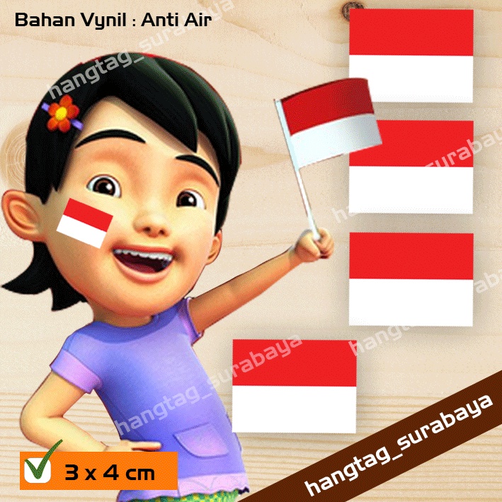 

Sticker BENDERA MERAH PUTIH tempel di PIPI - Stiker Pipi Bendera Merah Putih