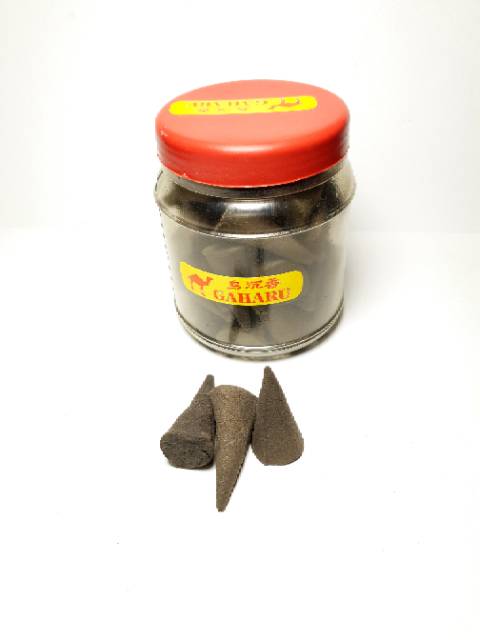 NEW Dupa Gaharu / Hio Kerucut Toples Cap Onta Warna Hitam