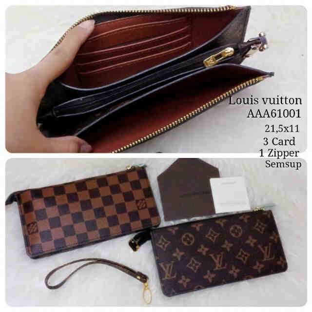 Dompet LV Resleting Semipremium