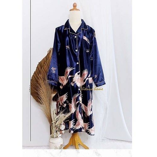 Daster satin premium panjang