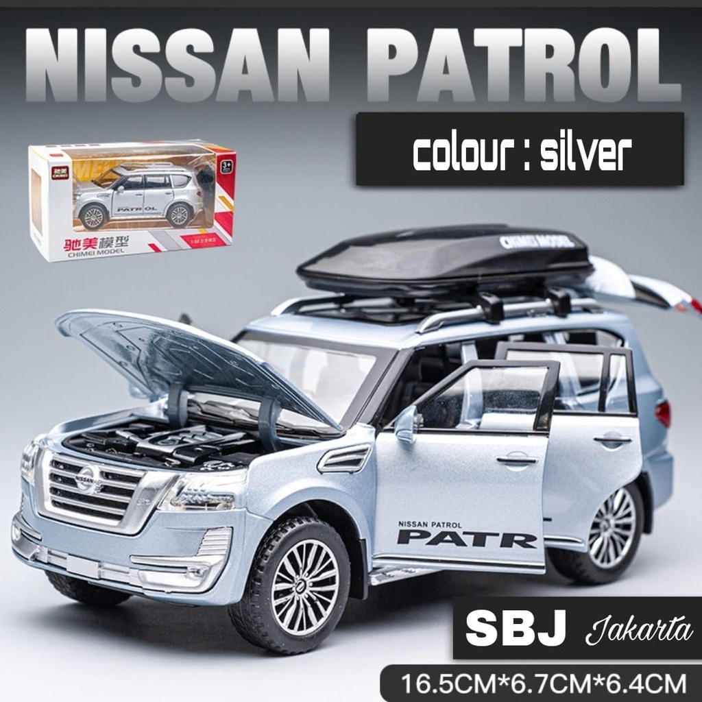 Diecast Miniatur Mobil NISSAN PATROL Skala 1:32 Metal Series