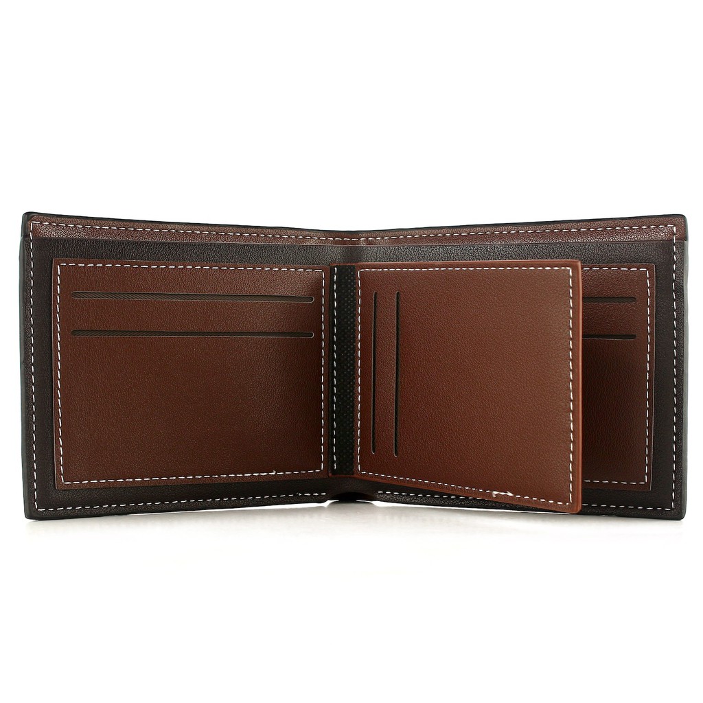 TOKOKOE - Dompet Pria model Lipat bahan Kulit Vegan Original dengan Kotak Exclusive - Troy - Xoho