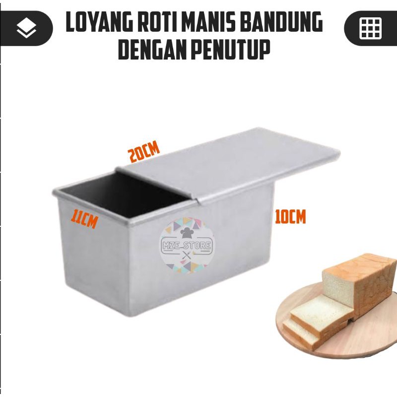 LOYANG ROTI MANIS BANDUNG 20X10X11