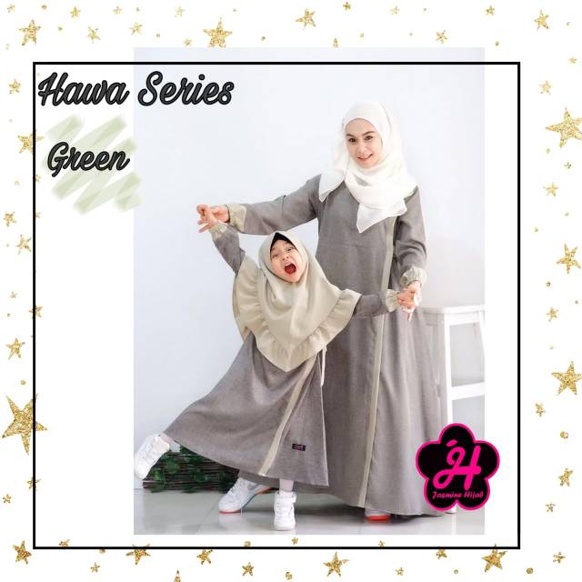 Gamis couple zea hawa series by Jasmine hijab